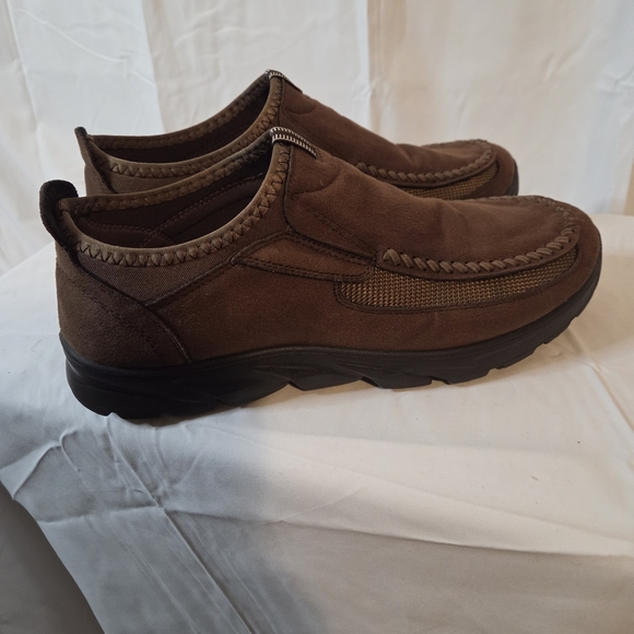 NWOB Men's Unbranded Brown Slip-On Loafers Size 42 - Picture 5 of 7